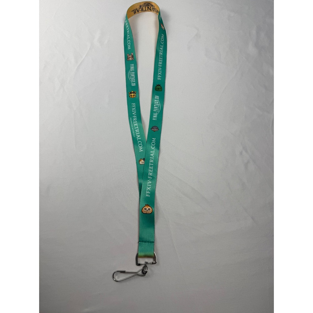 Final Fantasy XIV FFXIV Dawntrail Free Trial Promo Lanyard Keychain Badge Holder